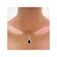 thumbnail image 3 of RYLOS Jewelry For Women 14K Yellow Gold Princess Diana Inspired Ring & Necklace W/ 18" Chain Gemstone & Diamonds 9X7MM  Cabochon Onyx October Birthstone Womens Jewelry Matching  Gold Jewelry For Women, 3 of 9
