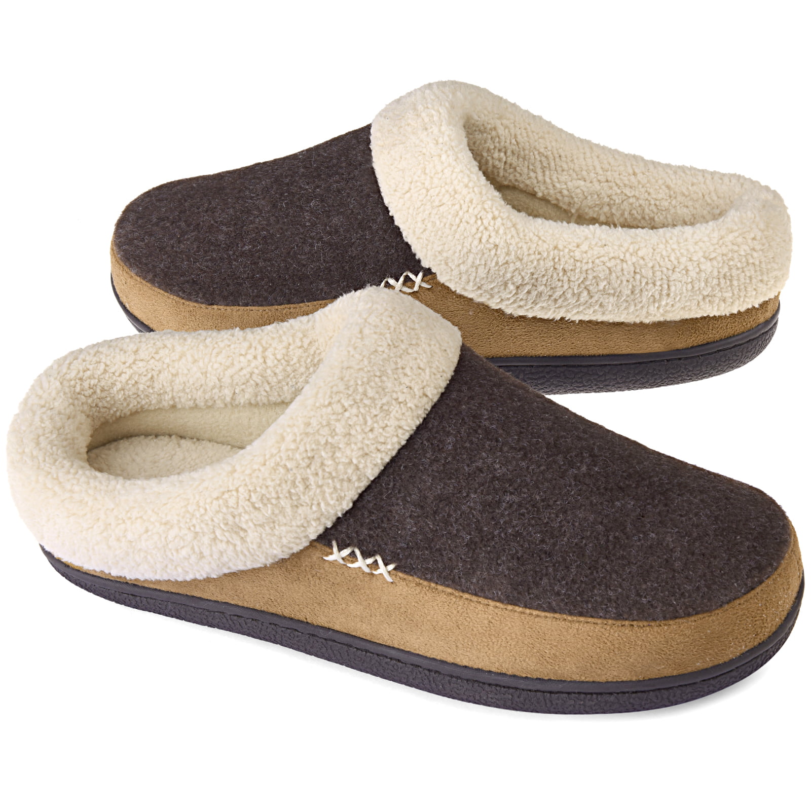 Vonmay - VONMAY Men's Slippers Fuzzy House Shoes Memory Foam Slip On ...