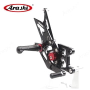 Arashi (Version 2.0) Reversed or GP Shift Rearsets for Honda CBR600RR 2007 2008 Motorcycle Accessories Adjustable Footrests Foot Peg Rear Sets CBR 600 CBR600 RR 600RR Black