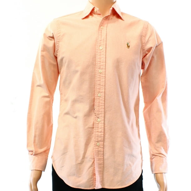 Ralph Lauren Ralph Lauren NEW Orange Coral Mens Size XS Oxford Button