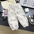 thumbnail image 4 of MeetoTime Girls Boys Corduroy Pants 1-12 Years Printed Elastic Waist Casual Sports Long Pants Child Clothes, 4 of 6