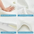 thumbnail image 4 of Memory Foam Cuddle Pillow, Shoulder Pillow for Side Sleepers, Arm Pillow with Arm Hole for Sleeping, Side Sleeper Pillow for Arm Pressure Relief with Breathable Pillowcase, 27.2x19.3", 4 of 9