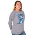 thumbnail image 4 of Vintage Smurf University Graduate Long Sleeve TShirt Men Women Brisco Brands S, 4 of 6