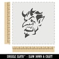 thumbnail image 2 of Impish Smiling Devil Demon with Horns DIY Cookie Wall Craft Stencil - 11.5 Inch, 2 of 5