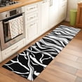 thumbnail image 2 of Runner Rug 2'x6', Black White Striped Washable Non-Slip Hallway Runner Rugs, Farmhouse Stripes Modern Abstract Art Bedside Rugs Floor Mats Carpet Runners for Kitchen Bathroom Laundry Room, 2 of 8