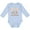 AE-Light Blue, variant on Inktastic Little Peanut Cute Baby Elephant Boys or Girls Long Sleeve Baby Bodysuit