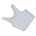 thumbnail image 4 of Minnieouse Chaleco femenino de tejido de punto, chalecos de Color sólido, camiseta sin mangas para el pecho, camisetas transpirables para hacer ejercicio, Prendas para la parte del cuerpo Blanco L Minnieouse  FS11407-03, 4 of 6