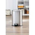 thumbnail image 1 of Hometrends 12 Litre Stainless Steel Kitchen Garbage Can Waste Bin with Durable Foot Pedal, Fingerprint-Resistant Finish, 1 of 6
