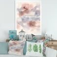 thumbnail image 3 of Designart 'Pastel Abstract With Gray Blue Pink and Red Spots' Modern Framed Art Print, 3 of 4