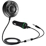 Nfc Kit Box (Hands_Free Car Kit Bluetooth 4.0 with NFC, 3.5mm Aux Jack, Multi_Point Access, Voice Activation, Dual USB Charger Magnetic)