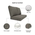 thumbnail image 6 of Covers & All Sunbrella Loveseat Sofa Cushion Foam Seat and Poly Fill Back UV Proof Outdoor Loveseat, 6 of 7