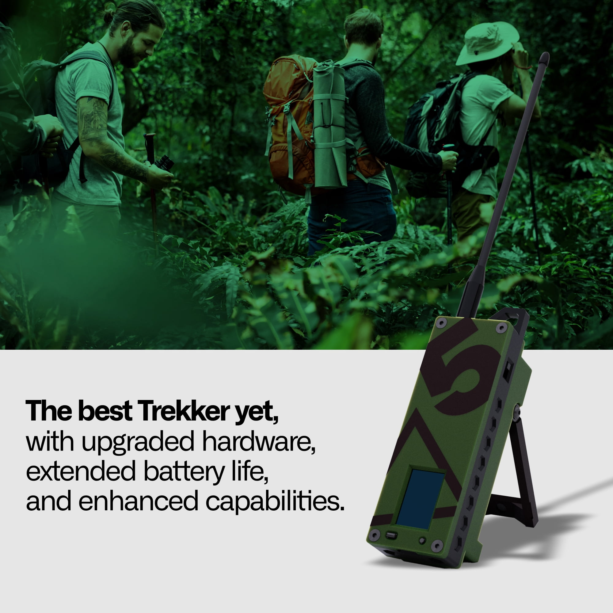 Spec5 Trekker Delta LoRa GPS Communicator, ATAK & Meshtastic Enabled, No Cell Service Needed, Off-Grid Radio for Emergency, Hiking & Survival