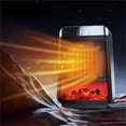 thumbnail image 2 of 3D Dynamic Flame Heater Household Heater Silent And Energy-saving PTC Speed Electric Heater Portable Timeable Electric Heat ,Ultimate Temperature Control, 2 of 7