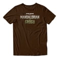 thumbnail image 2 of Star Wars The Mandalorian And Grogu Movie Logo Full Color Men's T Shirt (Dark Chocolate, S-3XL), 2 of 4