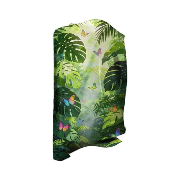 1pc Beach Towel Watercolor Monstera Leaves Lightweghit Sand Free Pool Towels Green Tropical Plants Microfiber Soft Absorbant Travel Towels for Swim Camping Gym Bath 29x59in, A