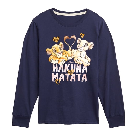 The Lion King - Heart Tails - Youth Boys Long Sleeve Graphic T-Shirt