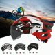 thumbnail image 2 of Casco de Ciclismo de seguridad transpirable con luz trasera, moldeado integralmente, con gafas Fivean Cascos de ciclismo, 2 of 2