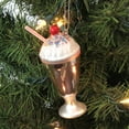 thumbnail image 3 of Holiday Ornament Tall Milkshake Glass Malt 1950S Ice Cream Palor Go2891, 3 of 3
