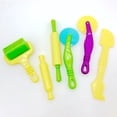 thumbnail image 4 of SNNROO 6pcs/set Kids Creative Color Play Dough Model Tool Toys 3D Plasticine Tools Playdough Set Early Learning Toys, 4 of 6