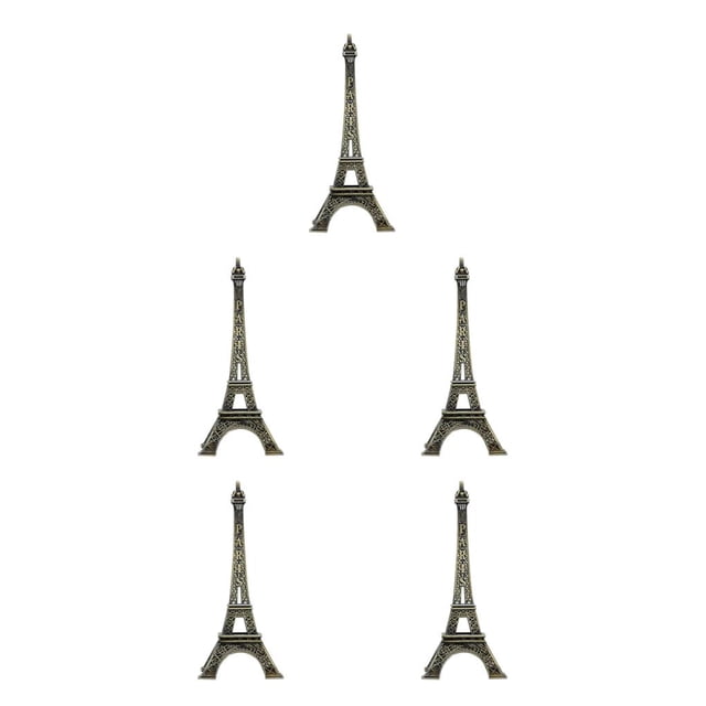 Advancent Vintage Style Tower Model Keychain Backpack Bag Festival Birthday Shoulder Decoration Ornament Keyring Alloy Hanging Type2 NO2