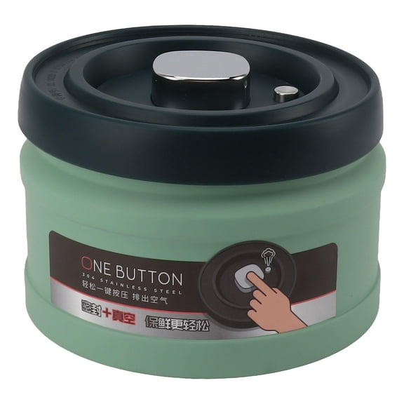 LAZIOEGR 750 mL Stainless Steel Vacuum‑Seal Canister – Airtight Coffee, Tea & Food Storage, Press‑Fit Design