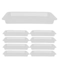 thumbnail image 1 of FUTUREORYY 10Pcs Paint Holder Tray for Families Transparent Rectangular 24.5X18.5X2.4in, 1 of 8