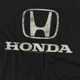 thumbnail image 2 of Honda Auto T-Shirt Distressed Stacked Logo Unisex Graphic Tee for Men & Women, 2 of 7