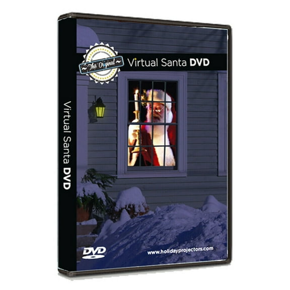 Virtual Santa in Window Christmas Digital Decoration DVD