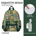 thumbnail image 3 of Nature Inspired Floral Print Waterproof Travel Backpack for Teens, 3 of 5