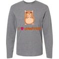 thumbnail image 3 of Inktastic I Love Hamsters Long Sleeve T-Shirt, 3 of 5