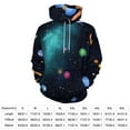 thumbnail image 2 of Space Planets Adventure 3d Sweatshirts Hoodie Fashion Casual Personality Men's Women Street Hoodie Pullovers Long Sleeve Comfortable Top, 2 of 6