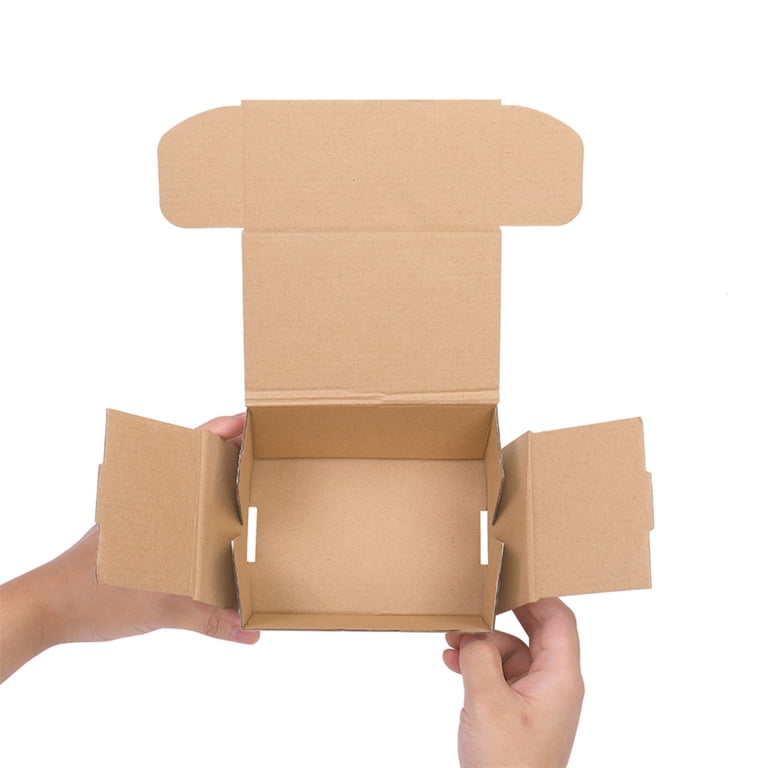 UOFFICE White Mailer Boxes 50-Pack 6x4x3 | Cardboard Shipping Boxes