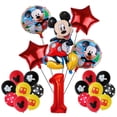 thumbnail image 4 of Juego de 14 globos con números de Mickey Mouse y sus amigos de Disney, decoración para fiestas de cumpleaños y baby shower, suministros para regalos de niños, 4 of 5