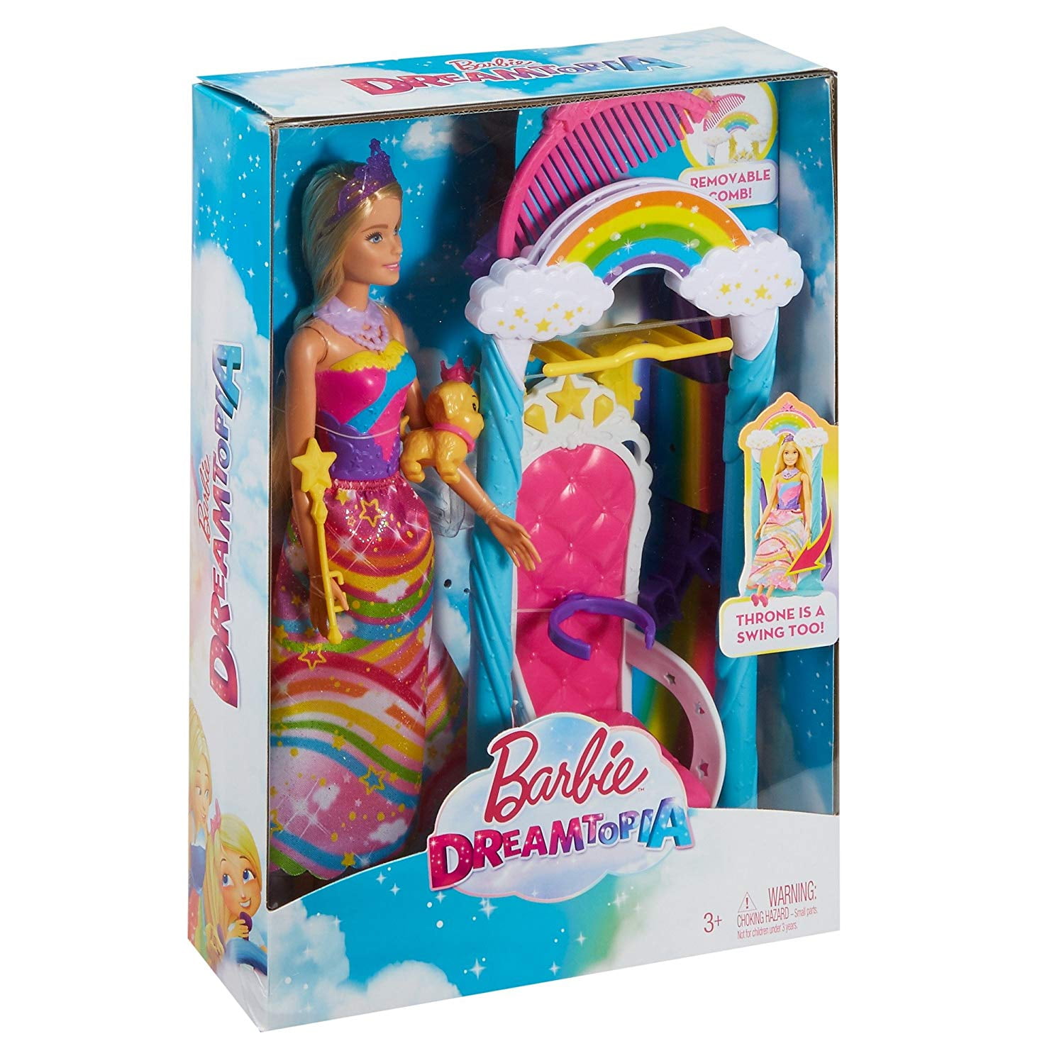 barbie dreamtopia swing playset