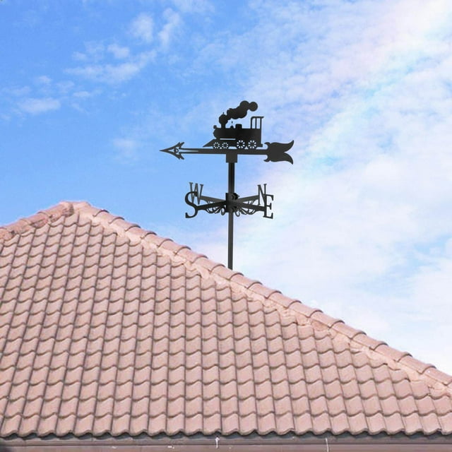 ziyahi Weather Vane Farm Scene Roof Mount Direction Indicator Kit for Backyard Garden Train