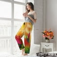 thumbnail image 5 of Pofeuu Rose Psychedelic Print Women's Fashion Pajama Pants with Pockets Comfy Drawstring Sleep Lounge Bottoms-X-Large, 5 of 6