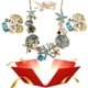 thumbnail image 1 of Collar de perlas de estrella de mar de concha, collar de perlas de estrella de mar boho, collar con colgante de océano, regalo de joyería para mujeres (azul-D), 1 of 6
