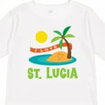 thumbnail image 4 of Inktastic I Love St Lucia Boys or Girls Long Sleeve Toddler T-Shirt, 4 of 5