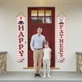 thumbnail image 2 of Aodebiao Happy Father Day Porch Sign Banners Father’s Days Party Decorations Blue Fathers Welcome Hanging Front Door Banner for Indoor Outdoor Photo Backdrop Background I Love Dad Favor Supplies, 2 of 3
