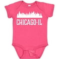 thumbnail image 3 of Inktastic Chicago Illinois Skyline Il Cities Boys or Girls Baby Bodysuit, 3 of 5