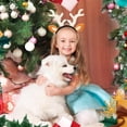 thumbnail image 7 of 2 Pack Christmas Headbands for Adults Kids, Christmas Antlers Head Boppers Reindeer Antler Hair Bands for Xmas Halloween Holiday Party Supplies, 7 of 7