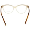 thumbnail image 4 of Balenciaga BA5010/V 056 Pearl/Havana Gradient Mustard Cat Eye Opticals, 4 of 6