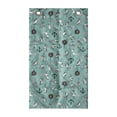 thumbnail image 1 of Marine Hanging Pocket Organizer, Nautical Sailor Birds Sailboats and Anchors, Printed Polyester Storage Bag with Pockets, 21" x 31", Seafoam Grey, 1 of 2