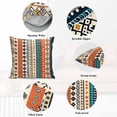 thumbnail image 5 of Decorative Throw Pillow Covers 18x18 Inch Set of 2 Retro Ethnic Art Home Decor Pillow Cases for Couch, Bohemian Patterns Cushion Case for Living Room Bedroom Bed Car Chair, 5 of 9