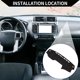 thumbnail image 2 of Cubierta del tablero Unique Bargains para Toyota 4runner 2015-2019 / Consola central / Antideslizante / Suede / 1 Pcs Negro Rojo, 2 of 6