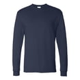 thumbnail image 5 of Hanes Essential Long Sleeve T-Shirt, Men's Crewneck Classic Fit Tee, Navy M, 5 of 5