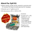 thumbnail image 2 of Brady Spill Kit, 7 gal Volume Absorbed per Kit, Bag, Silver SKH-ATKGRNG, 2 of 4