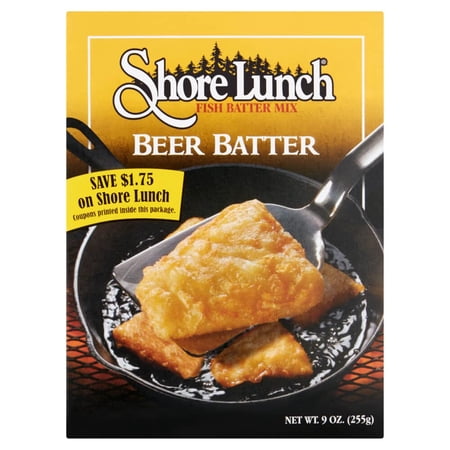 Batter Mix, Batter Mix, Adds Rich Flavor Crisp Texture to Fish Chicken, 9 Servings Per Box of Batter Mix (9 Ounce (Pack of 10))