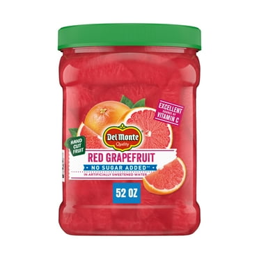 Del Monte No Sugar Added Red Grapefruit, 52 oz Jar