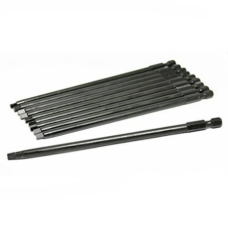 

UFFY - 6 Inch Robertson Square SQ # 3 Power Impact Bit 10 pack 1/4 Hex